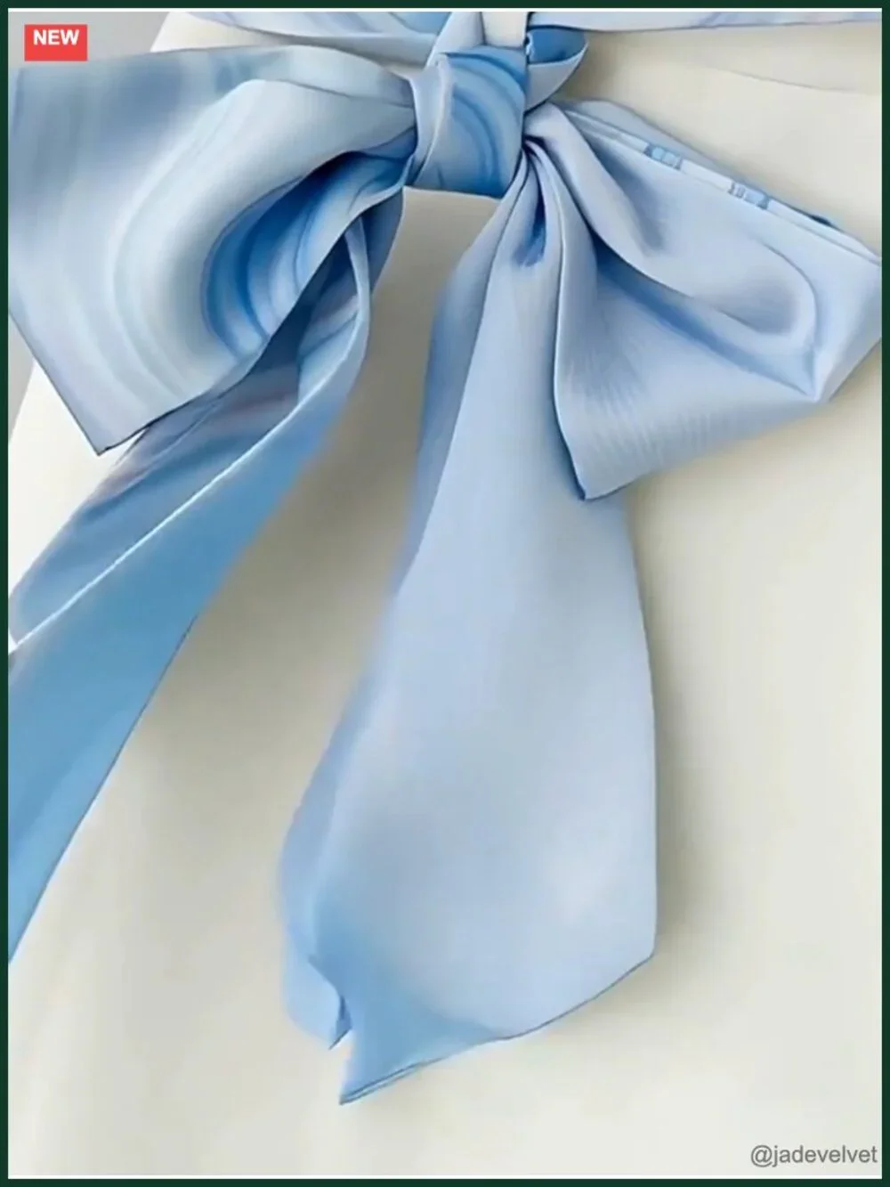 Reversible Satin Neck Scarf, Multi-Way Hairband, Bag Charm & Belt